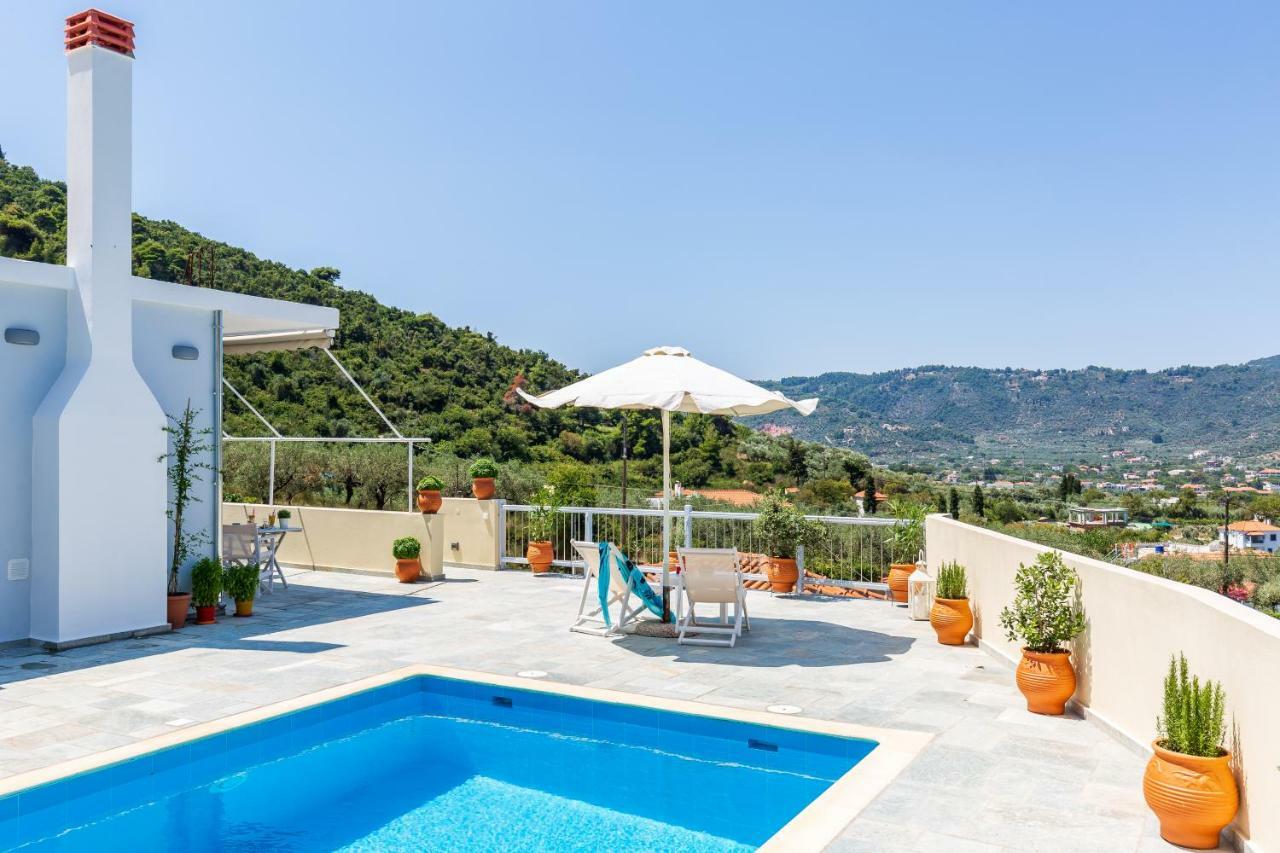 Villa Anastasia Skopelos Town Bagian luar foto
